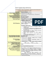 Annex M - REAP Form-S-07-REAP Completion Report Form