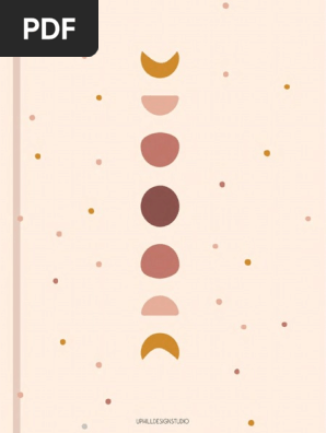 Undated Digital Planner -Boho- Mondaystart
