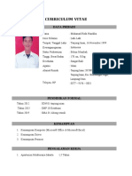 CV Martin Muhamad Riski Handika