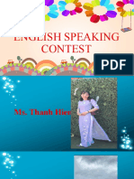 English Speaking Contest