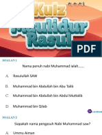 Kuiz Maulidurrasul E-Jauhar