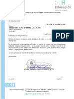 OFICIO CIRCULAR 191 (A Directores Municipales, Permisos Laborales)