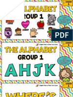 El Alfabeto en Ingles Grupo 1