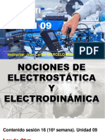 Nociones de ELECTROESTÁTICA Y ELECTRODINÁMICA 