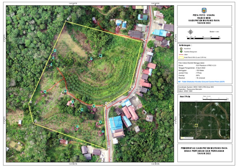 Peta Udara Ranch Mini Murung Raya 2022 | PDF