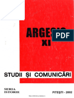 Argesis 11 Studii Si Comunicari Muzeul Judetean Arges 2002