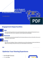 3.5 Additional Changes To Support Merchant and Acquirer Address in Visa Direct Transactions