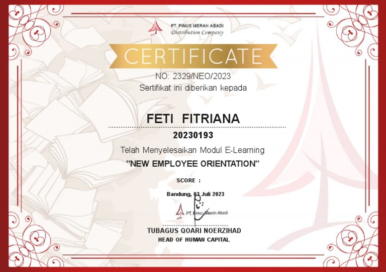 Certificate Sample | PDF