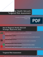 Marvel Regional Health Network Risk Assessment Power Point