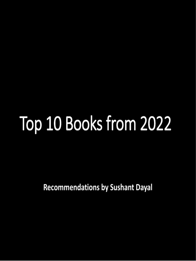Best books 2022 sushant dayal pdf creativity