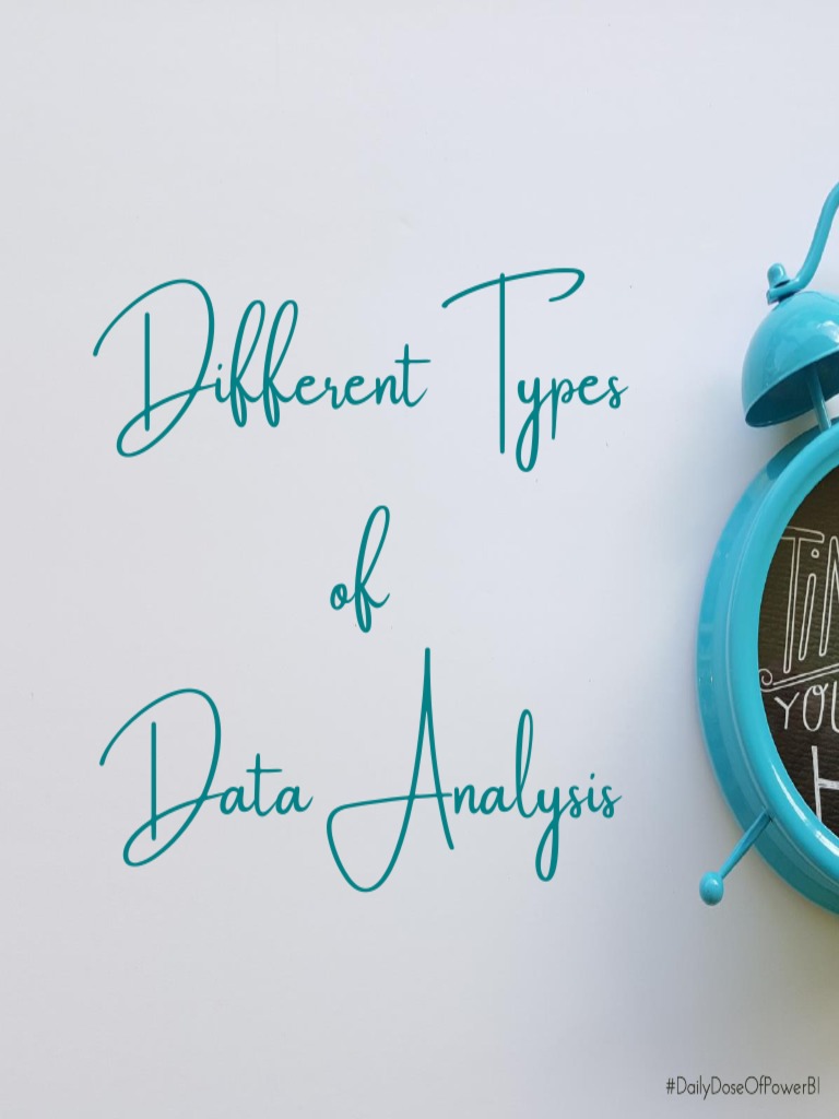 Types Of Data Analysis Pdf