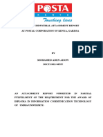 Final Ict Field Industrial Attachment Report