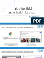 User Guide For Ibm Skillsbuild - Laptop