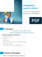 Antiseptics Used in Clinics