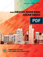 Kecamatan Johar Baru Dalam Angka 2018