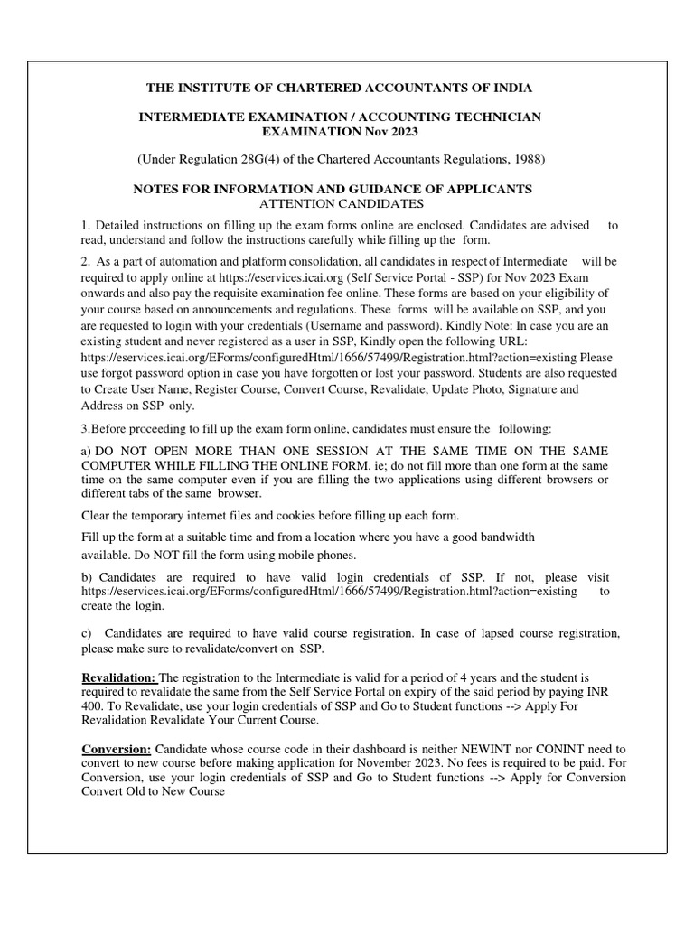 Chartered Accountant Regulations 