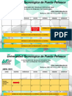 Calendario Estagdías TSU 1