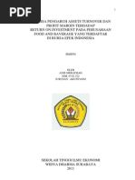 Download Pengaruh Asset Turnover Dan Profit Margin Thd ROI Pada an Food n Baverage Yg Listing Di BEI by Nisyaifuddin SN66329220 doc pdf