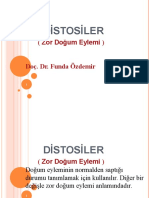 Riskli Doğum Eylemi (Distosiler)