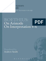 (Ancient Commentators On Aristotle) Aristotle. - Boethius - Smith, Andrew - Boethius - On Aristotle On Interpretation 4-6-Bloomsbury Academic - Bristol Classical Press (2011)