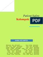 Patient Safety (Kelompok 3 A2018-1)
