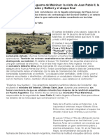 Los Últimos Días de La Guerra de Malvinas: La Visita de Juan Pablo II, La Discusión Entre Menéndez y Galtieri y El Ataque Final