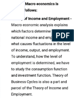 Macro Economics