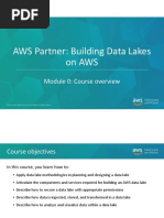 APC Building Data Lakes On AWS SG