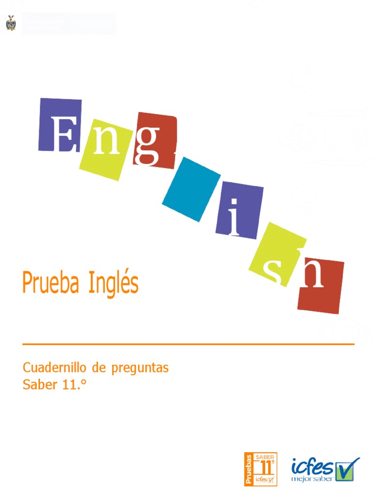 Cuadernillo de Inglés Saber 11 con Respuestas | PDF | Propiedad