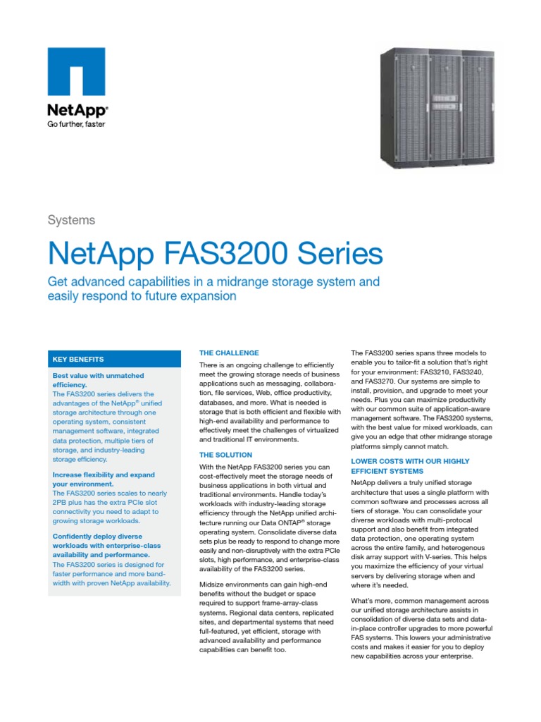 FAS3210 Data Sheet | PDF | Computer Data Storage | Computer Architecture
