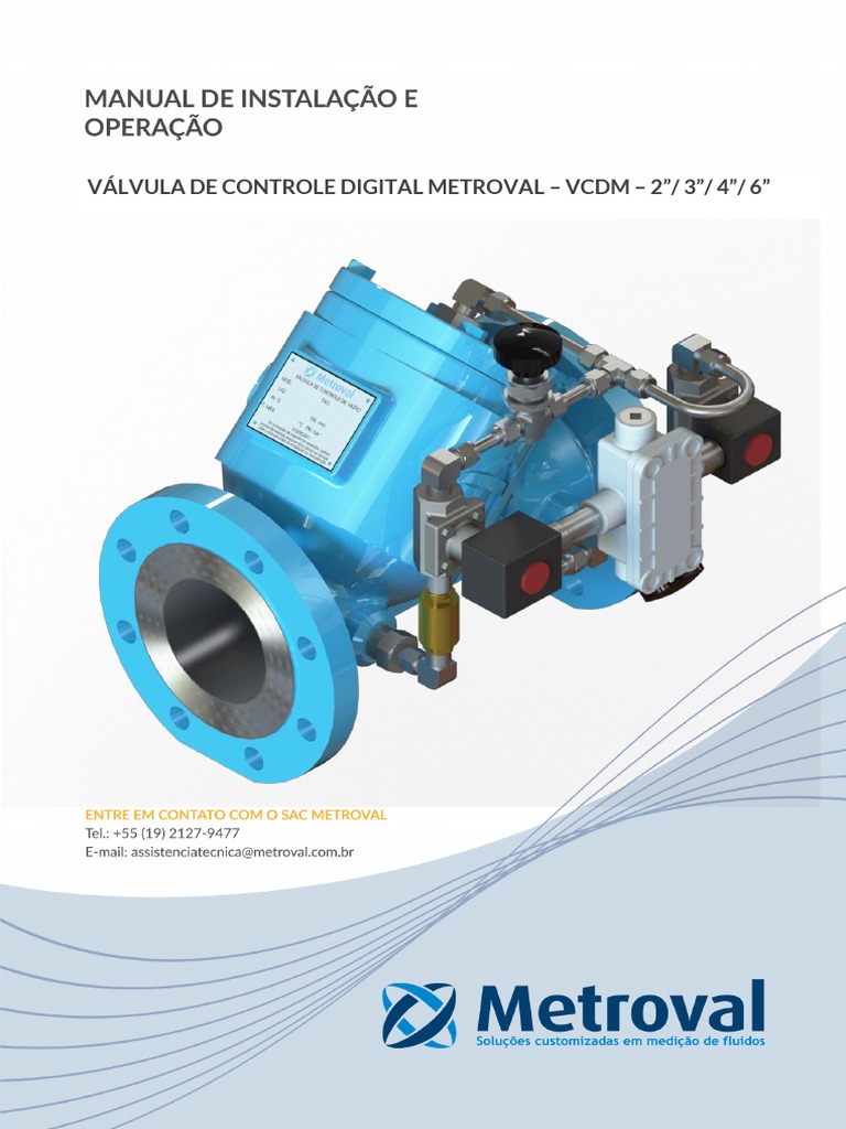 Manual Valvula de Controle Digital VCDM CEGA | Download grátis PDF ...