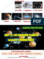 Unit 12 Life On Other Planets Lesson 7 Looking Back Project