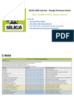 SILICA LMS - NID, U-CEED & Other Design Exams Course Links