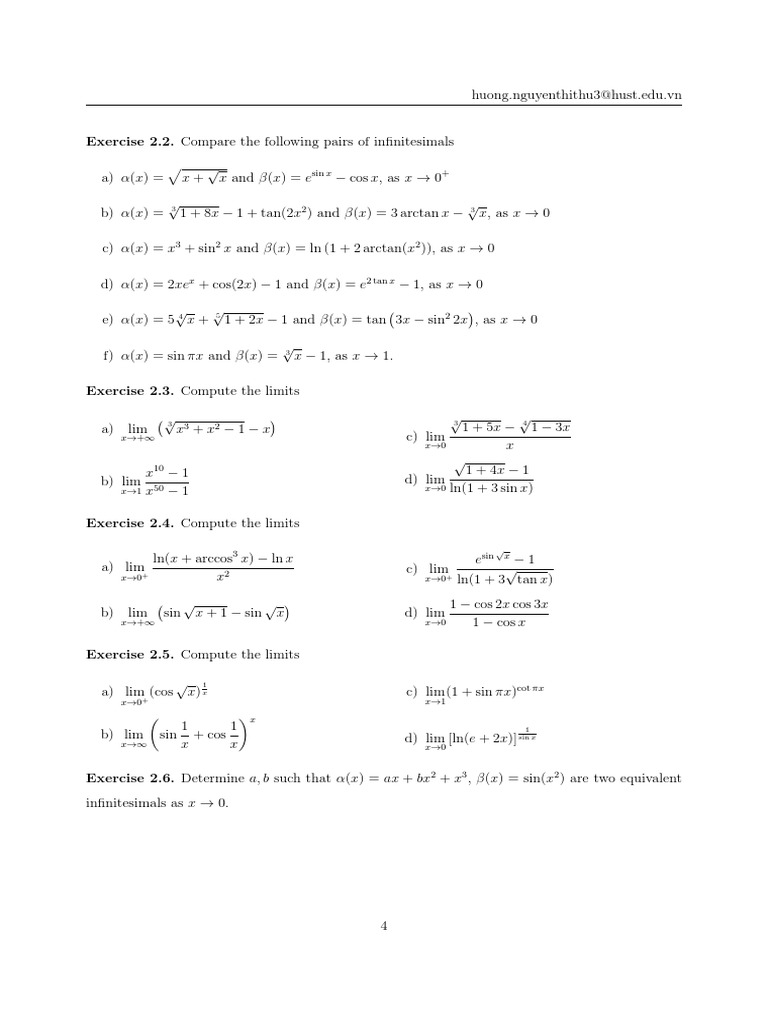 Infinitesimals | PDF