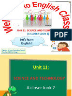 Unit 11 Science and Technology Lesson 3 A Closer Look 2