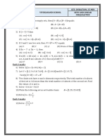 (Sets and Linear Inequalities) Class Test (Set 2)