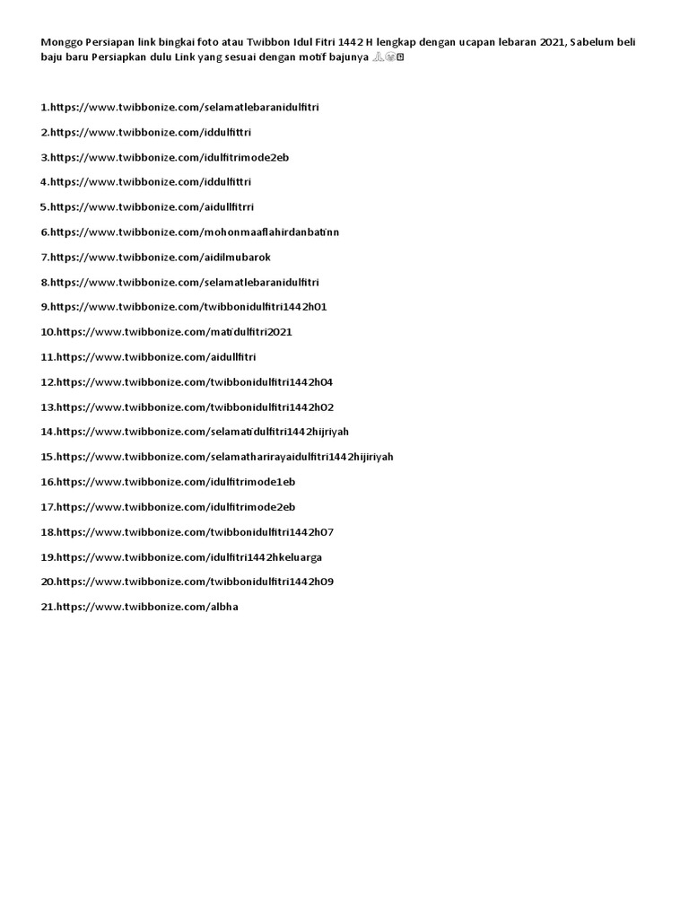 Twibbon Idul Fitri 1442 H | PDF