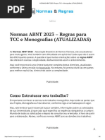 Normas ABNT 2025 para Trabalhos Acadêmicos | PDF | Citação | Abstract ...