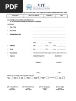 Industrial Visit Form