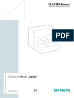 Clinitek Novus LIS Interface Guide Rev B