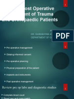 Pre and Post Op Planning