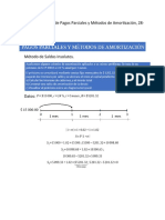 Ejercicios Resueltos de Pagos Parciales y Métodos de Amortización, 28-01-21