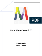 Apostila Coral Minaz Juvenil II 2023-2024