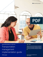 Transportation Management Implementation Guide Final Draft