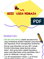 Gizi Usia Remaja