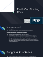 Earth Our Floating Rock