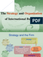 Strategies and Organizational Structures for International Business