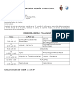 Circular Nivelaciones 10° y 11° Junio 2022-2023