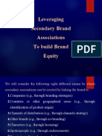 Leveraging Secondary Brand Association