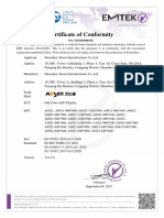 A Series CE-EMC证书